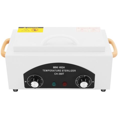 Stérilisateur Electrique Air Chaud Stérilisateur Stérilisateur de Pied Cosmétique Soin Nettoyage Appareil 1,5 L 300 W (avec poignée) (1/5)