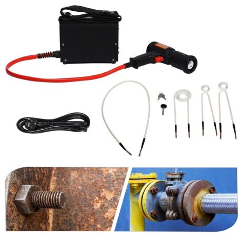 1500 W Démonte-boulons rouillés, réchauffeur à induction magnétique, équipement de démontage de boulons à vis, équipement de chauffage par induction 1382 °F (1/5)
