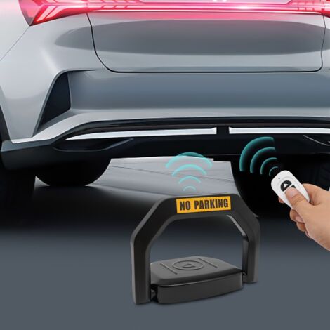 Loquet de stationnement automatique Barrière de parking+Télécommande Etanche (1/5)