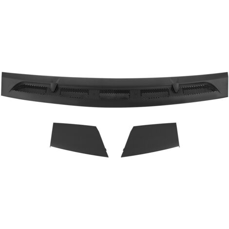 Kit de caches pour essuie-glaces de pare-brise et kit de grilles d'aération de capot (3 pièces) pour Mercedes-Benz Classe A W169 et Classe B W245 de 2004 à 2012 (A1698360018, A1698300075, A1698300175)
