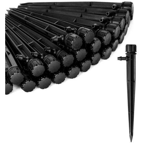 Lot de 30 goutteurs réglables – Débit 0-130 L/h, compatibles tuyau micro-irrigation 1/4" pour jardin, serre et plantes (1/5)