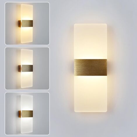 Applique Murale LED Moderne 6W – Luminaire Haut/Bas, 3 Températures, Pour Couloir, Chambre, Salon (1/5)