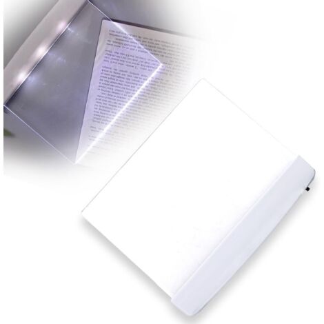Lampe Marque-Page LED Plate Sans Fil – Éclairage Clair pour Lecture Nocturne au Lit (1/5)