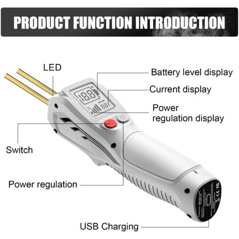 Pistolet à souder sans fil - DIOCHE - 30W - 18V - Chauffage rapide Pistolet à souder sans fil - DIOCHE - 30W - 18V - Chauffage rapide