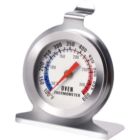 Thermomètre de Four en Inox – Lecture Instantanée 100 à 600°F, Résistant à la Chaleur pour Cuisine (1/5)