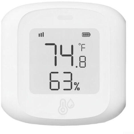 Capteur WiFi température et humidité, 1 pièce, surveillance du climat intérieur avec alarme en cas de chaleur ou faible humidité (1/5)