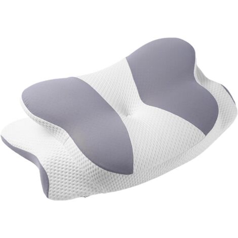 Oreiller Orthopédique Mémoire de Forme – Anti-Ronflement Soutien Cervical Gris Foncé (1/5)