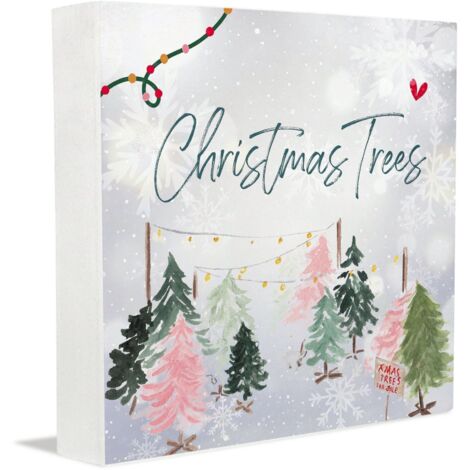 Cadre photo commémoratif en bois, fournitures de bureau mignonnes pour les jeunes, panneau décoratif en bois pour la maison ou le bureau, style rustique, panneau carré pour bureau (1/5)