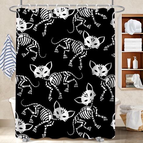 Rideau de bain imprimé polyester 180x180 imperméable polyester pour salle de bain pour hôtel / airbnb (1/5)
