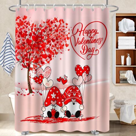 Rideau de douche 180x180 tendance housse de baignoire pour une ambiance tropicale et dépaysante (1/5)