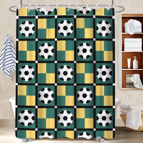 Rideau polyester pour douche 180x180 décoratif cache baignoire pour nouvelle déco pour la rentrée (1/5)