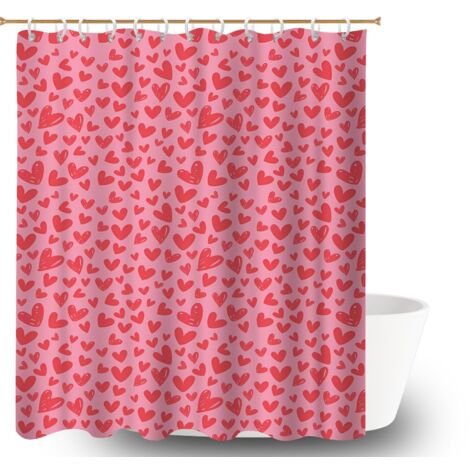 Rideau de douche 180x180 design voile de douche pour créer une ambiance spa (1/5)
