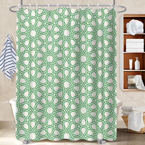 Rideau polyester pour douche 180x180 lavable rideau étanche pour un moment de détente absolue (1/5)