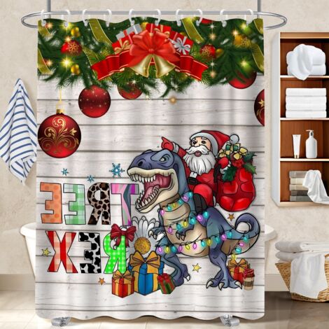 Voile de douche fluide en polyester 180x180 moderne protection douche pour maison secondaire (1/5)