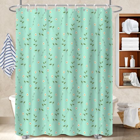 Kit rideau de douche en polyester 180x180 moderne protection douche pour un éveil en douceur le matin (1/5)