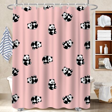 Voile de douche fluide en polyester 180x180 poids lesté cache baignoire pour une déco qui inspire (1/5)