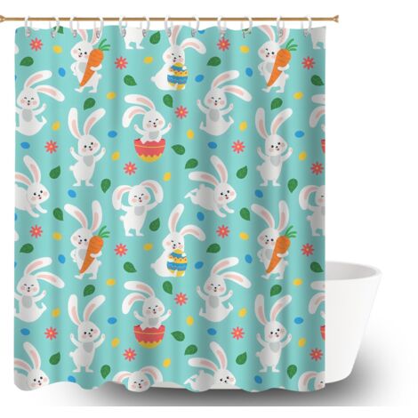 Rideau polyester pour douche 180x180 moderne rideau étanche pour préparer la maison avant l’arrivée d’invités (1/5)