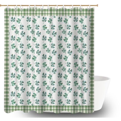 Rideau de douche en polyester 180x180 tissu respirant voile de douche pour un éveil en douceur le matin (1/5)