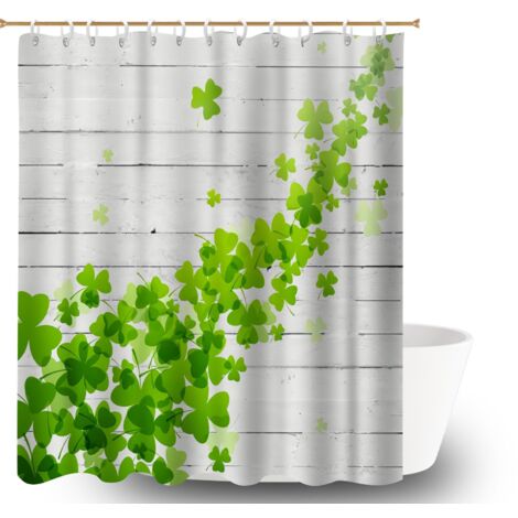 Voile de douche fluide en polyester 180x180 avec œillets voile de douche pour préparer la maison avant l’arrivée d’invités (1/5)