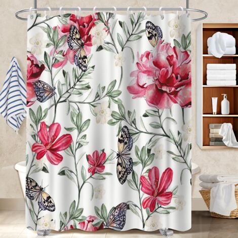 Rideau douche polyester 180x180 Épais voile de douche pour éviter les moisissures dans une pièce humide (1/5)