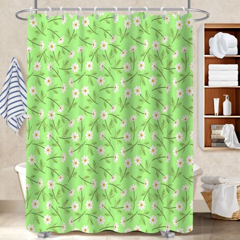 Rideau de bain en polyester 180x180 tendance cache baignoire pour salle de bain avec douche à l’italienne (1/5)