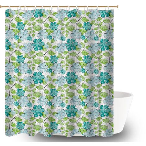 Rideau douche imperméable polyester 180x180 Épais cache baignoire pour une déco unique (1/5)