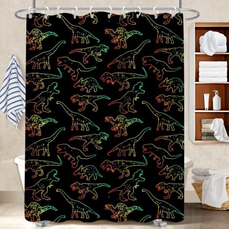 Rideau de douche 180x180 imperméable rideau imperméable pour un coin douche ressourçant (1/5)