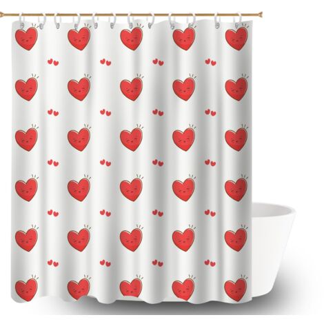 Rideau douche imperméable polyester 180x180 Élégant housse de baignoire pour accueillir l’été dans sa maison (1/5)