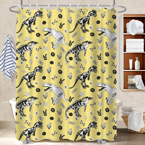 Rideau de douche 180x180 bordure lestée voile de douche pour jeune couple emménageant (1/5)