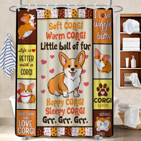 Rideau de bain en polyester 180x180 avec motif rideau imperméable pour une déco qui inspire (1/5)