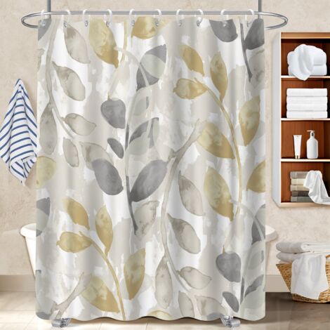 Rideau de bain en polyester 180x180 original polyester pour salle de bain pour salle de bain moderne (1/5)