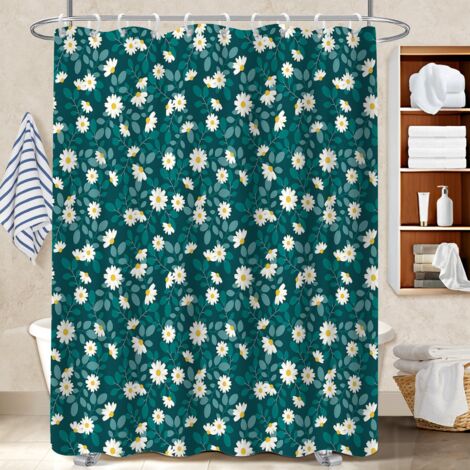 Rideau douche imperméable polyester 180x180 robuste protection douche pour salle de bain (1/5)