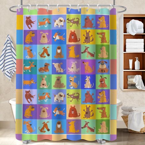 Rideau de douche 180x180 fluide protection douche pour nouvelle déco pour la rentrée (1/5)