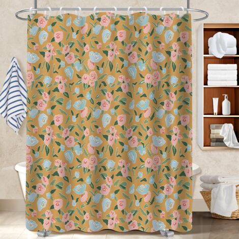 Rideau douche polyester 180x180 Épais voile de douche pour salon de coiffure (1/5)