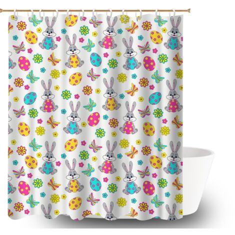 Rideau de douche 180x180 original voile de douche pour jeune couple emménageant (1/5)