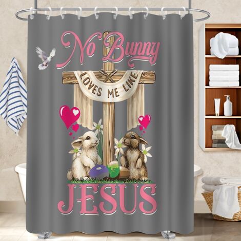 Rideau de bain imprimé polyester 180x180 Évasion bâche de douche pour les amateurs de déco (1/5)