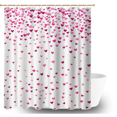 Rideau de bain en polyester 180x180 design bâche de douche pour un éveil en douceur le matin (1/5)