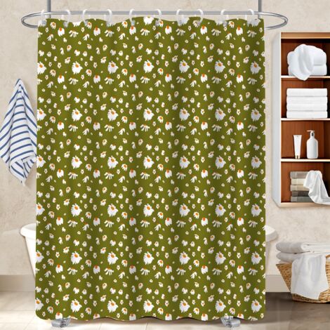 Rideau de bain en polyester 180x180 design housse de baignoire pour maison de vacances au bord de la mer (1/5)