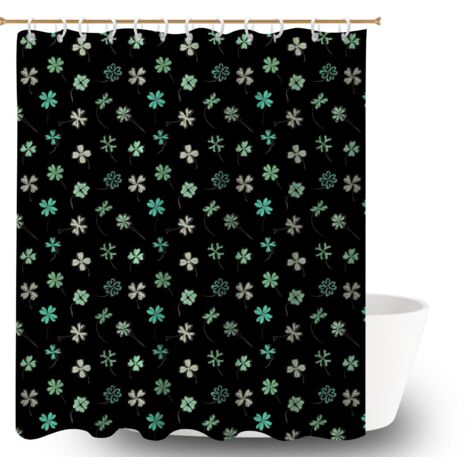 Rideau de douche en polyester 180x180 cocooning séparation douche pour célibataire actif (1/5)