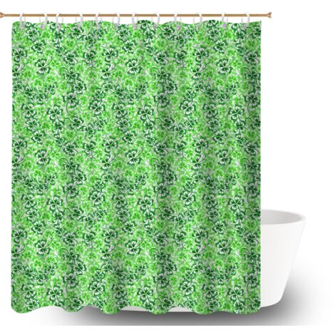 Rideau de douche en polyester 180x180 Étanche protection douche pour les amateurs de déco (1/5)
