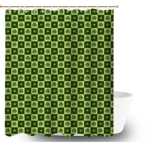 Rideau de douche tissu polyester 180x180 Étanche bâche de douche pour salle de bain moderne (1/5)