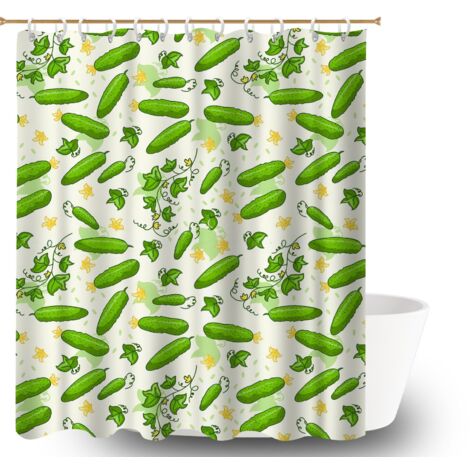 Rideau douche polyester 180x180 bordure lestée rideau imperméable pour délimiter l’espace dans une salle de bain ouverte (1/5)