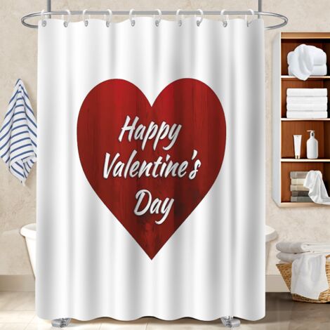 Rideau de douche tissu polyester 180x180 avec motif rideau imperméable pour idée cadeau pour pendaison de crémaillère (1/5)