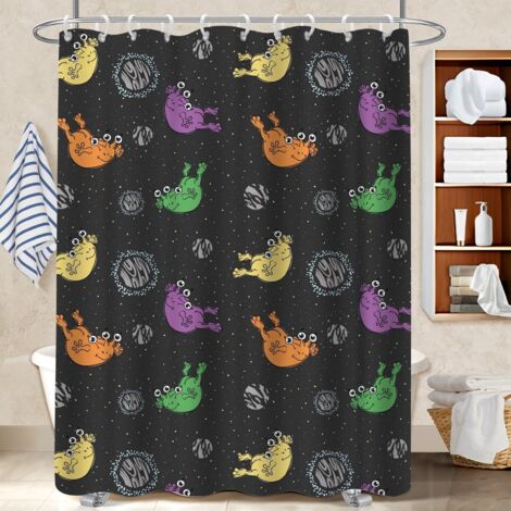 Rideau polyester pour douche 180x180 tissu respirant rideau étanche pour un moment de détente absolue (1/5)