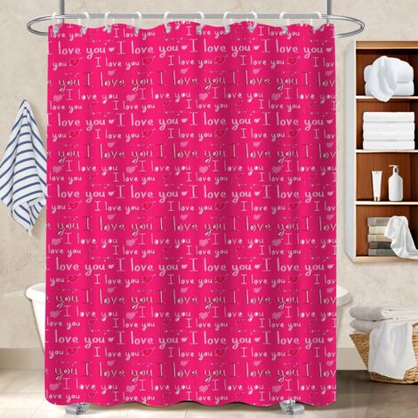 Rideau de douche 180x180 souple polyester pour salle de bain pour une touche de gaieté et de couleur (1/5)