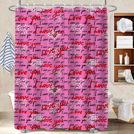 Rideau de douche en polyester 180x180 esthétique rideau séchage rapide pour maison de vacances au bord de la mer (1/5)