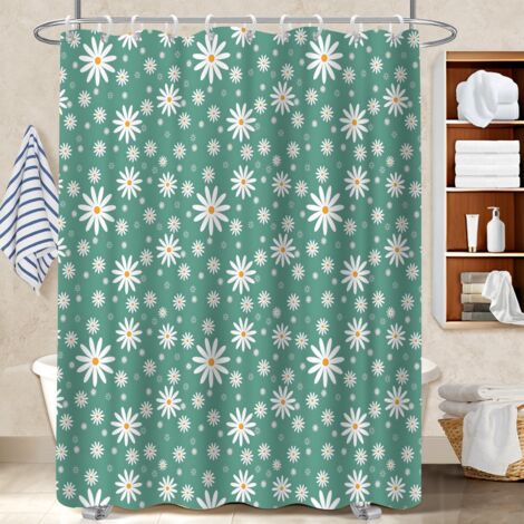 Rideau de douche en polyester 180x180 dessin cache baignoire pour maison de campagne (1/5)