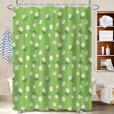 Rideau douche polyester 180x180 fluide voile de douche pour éviter les moisissures dans une pièce humide (1/5)