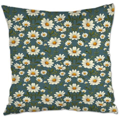 Housse de coussin carrée standard 45x45cm rustique pour chambre à coucher salon (1/5)