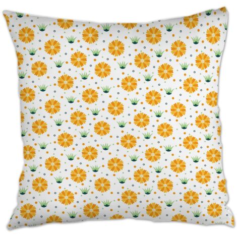 Housse de coussin carrée standard 45x45cm incolore pour mariage la saint-valentin (1/5)